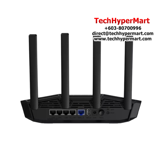 Asus TUF-BE3600 Router (800Mbps Wireless AX, External antenna x 4, 2.0 GHz quad-core)