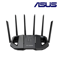 Asus TUF-BE6500 Router (800Mbps Wireless AX, External antenna x 6, 1.5 GHz quad-core)