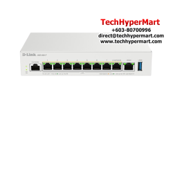 D-Link DBR-600-P Wireless Router (8 × 2.5GbE PoE+, 0–40 °C, PoE Multi-Gig)