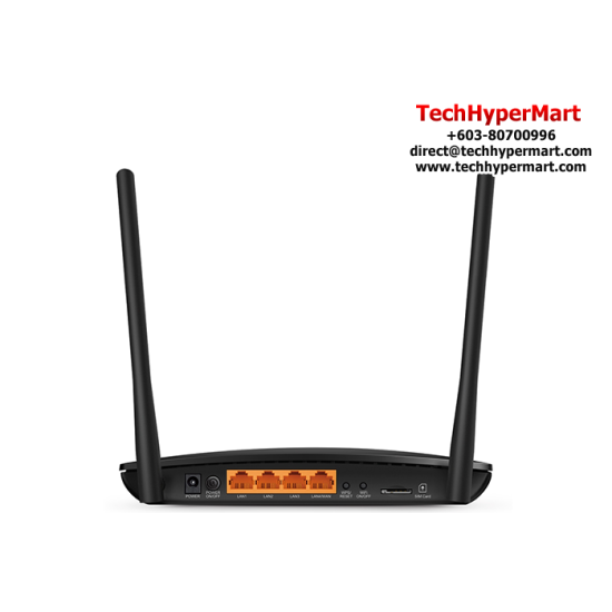 TP-Link Archer MR200 4G LTE Router (Wireless AC750, 300Mbps at 2.4GHz, 433Mbps at 5GHz)