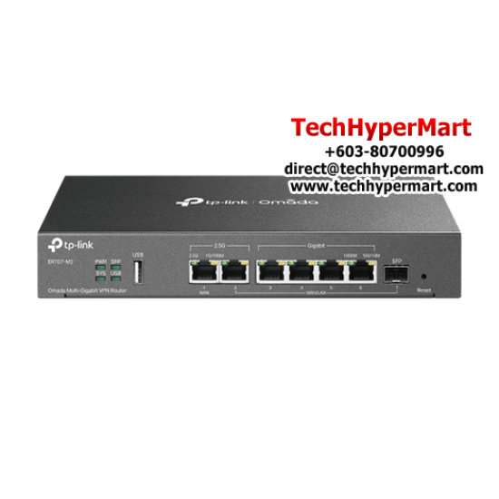TP-Link ER707-M2 Routers (128MB NAND, 12V/1.5A Adapter, 1× 2.5G RJ45 WAN Port) TP-Link ER707-M2 Routers (128MB NAND, 12V/1.5A Adapter, 1× 2.5G RJ45 WAN Port)