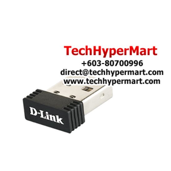 D-Link DWA-121 Wireless USB Adapter (150Mbps Wireless N, Integrated Antenna, 2.4GHz to 2.4835GHz)