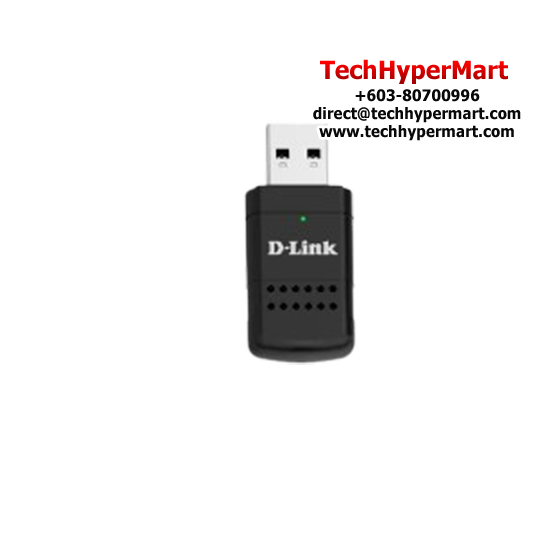 D-Link DWA-X3010 Wireless USB Adapter (3000Mbps Wireless AX, Integrated Antenna, 64 Bit)