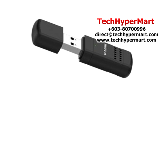 D-Link DWA-X3010 Wireless USB Adapter (3000Mbps Wireless AX, Integrated Antenna, 64 Bit)