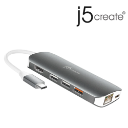 J5create JCD384 USB-C 10-in-1 Multi Adapter