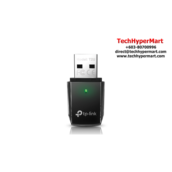 TP-Link Archer T2U USB Adapter (Wireless AC600, 433Mbps at 5GHz + 150Mbps at 2.4GHz) TP-Link Archer T2U USB Adapter (Wireless AC600, 433Mbps at 5GHz + 150Mbps at 2.4GHz)