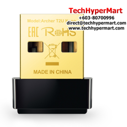 TP-Link Archer T2U Nano USB Adapter (433Mbps Wireless AC, Mini USB, AC600)