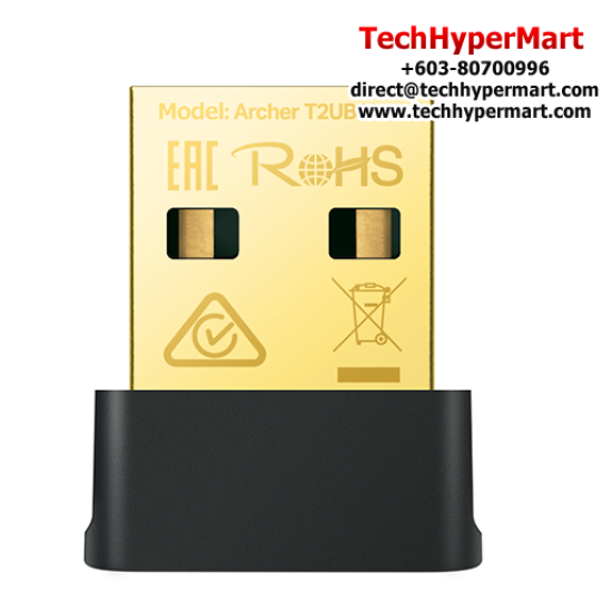 TP-Link Archer T2UB Nano USB Adapter (Omni Directional, USB 2.0, 5GHz-2.4GHz) TP-Link Archer T2UB Nano USB Adapter (Omni Directional, USB 2.0, 5GHz-2.4GHz)