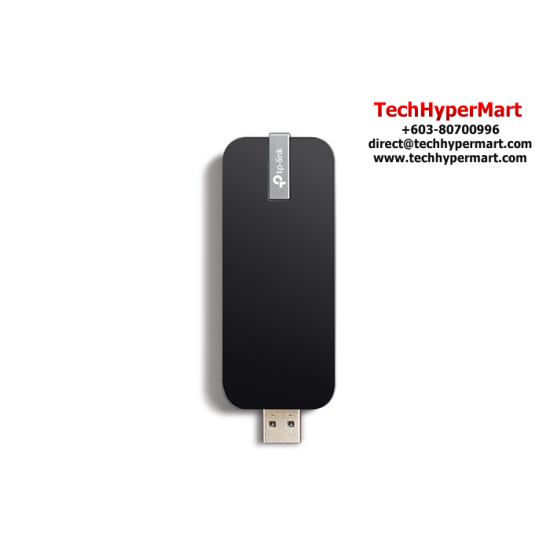 TP-Link Archer T4U USB Adapter (Wireless AC1300, 867Mbps at 5GHz + 400Mbps at 2.4GHz, USB 3.0) TP-Link Archer T4U USB Adapter (Wireless AC1300, 867Mbps at 5GHz + 400Mbps at 2.4GHz, USB 3.0)