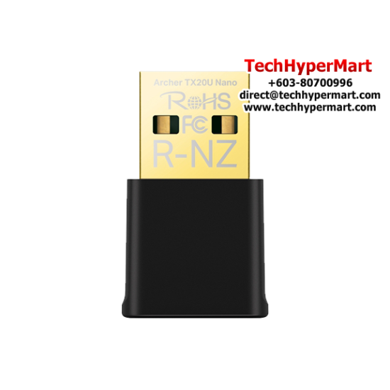 TP-Link Archer TX20U Nano USB Adapter (2× Dual-Band Antennas, USB 2.0, 5GHz-2.4GHz)
