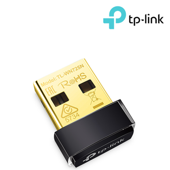 TP-Link TL-WN725N USB Adapter (150Mbps Wireless N, USB 2.0)