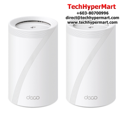 TP-Link Deco BE65 (2 Pack) WiFi System (574 Mbps, 4× High-Gain Antennas, Tri-Band)