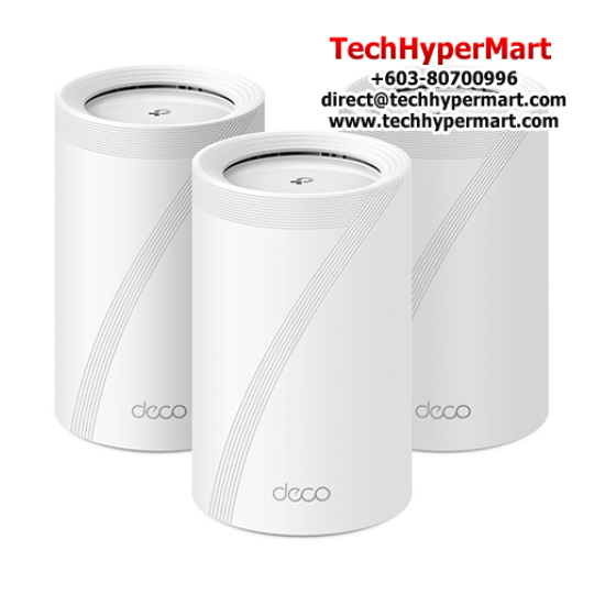 TP-Link Deco BE65 (3 Pack) WiFi System (574 Mbps, 4× High-Gain Antennas, Tri-Band)