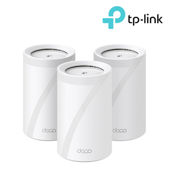 TP-Link Deco BE65 (3 Pack) WiFi System (574 Mbps, 4× High-Gain Antennas, Tri-Band)