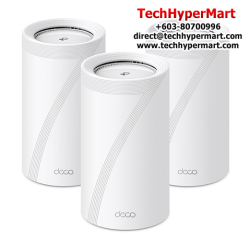 TP-Link Deco BE85 (3 Pack) WiFi System (1376 Mbps, 8× High-Gain Antennas, Tri-Band)