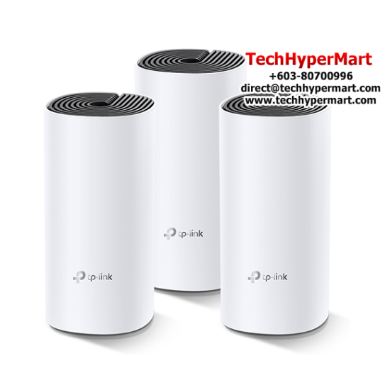 TP-Link Deco M4 (3-pack) WiFi System (2 Gigabit Ethernet Ports, Wi-Fi Made Easy, Wi-Fi Dead-Zone Killer)