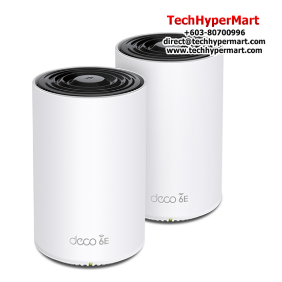 TP-Link Deco XE75 (2-pack) WiFi System (574 Mbps, Tri-Band, 4 internal antennas)