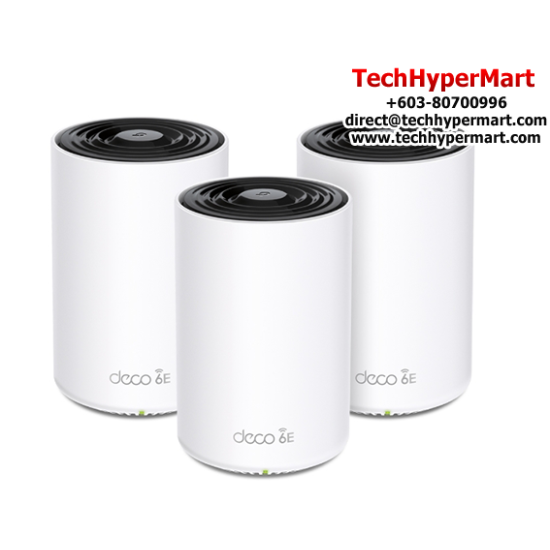 TP-Link Deco XE75 (2-pack) WiFi System (574 Mbps, Tri-Band, 4 internal antennas)