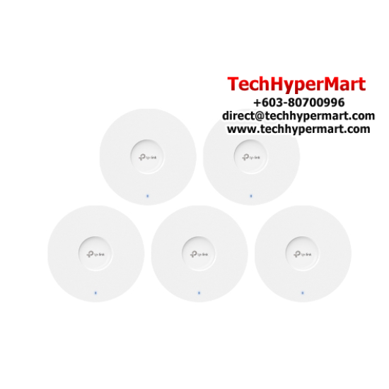 TP-Link EAP613 (5-pack) WiFi System (574 Mbps, 1× Gigabit Ethernet (RJ-45) Port, Internal Omni Antenna) TP-Link EAP613 (5-pack) WiFi System (574 Mbps, 1× Gigabit Ethernet (RJ-45) Port, Internal Omni Antenna)