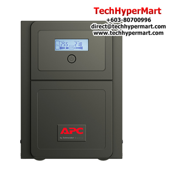 APC SMV1000I-MS UPS (1000VA, 700Watts / 1.0kVA, Universal Outlet)
