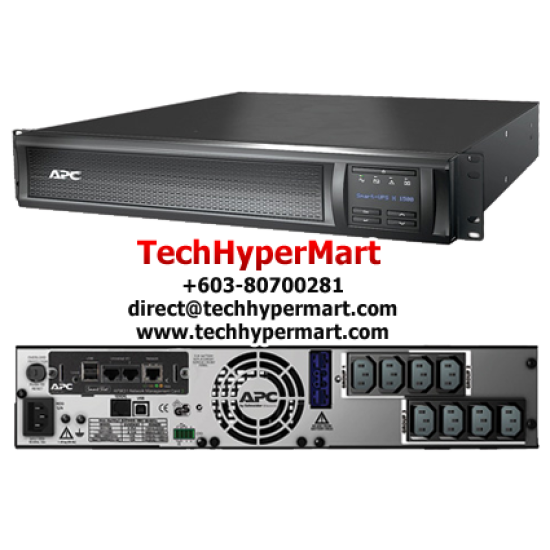 APC Smart-UPS X 1500VA Rack/Tower LCD 230V with Network Card (SMX1500RMI2UNC)