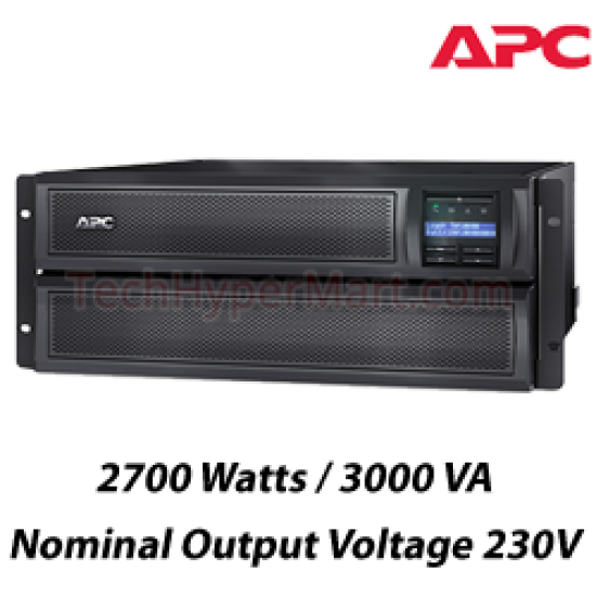 APC Smart-UPS X 3000VA Rack/Tower LCD 200-240V with Network Card (SMX3000HVNC)