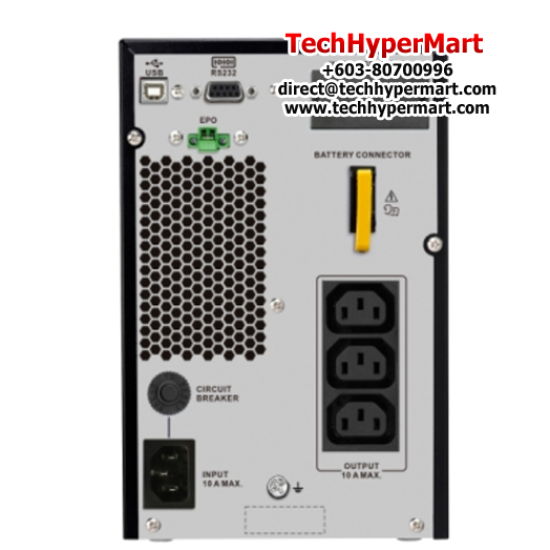 APC SRV1KI-E UPS (1000VA, 230Watts, RJ-45 Serial, USB)