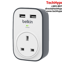 Belkin Surge Plus USB Surge Protector (BSV103sa, Single AC Outlet, Dual Port USB Charging)