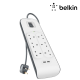 Belkin 6-Way Surge Protector (BSV604sa2M, 6 Surge-protected, Dual Port USB Charging)