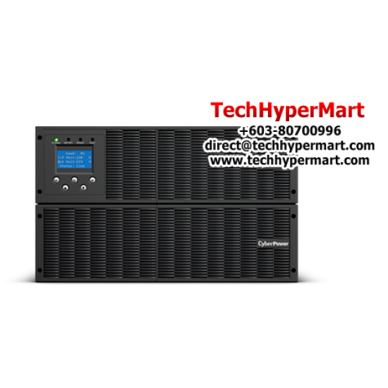 CyberPower OLS10000ERT6U UPS (10000VA, 9000 Watts, 208 ± 1% VAC, Hardwire Terminal Block x 1)