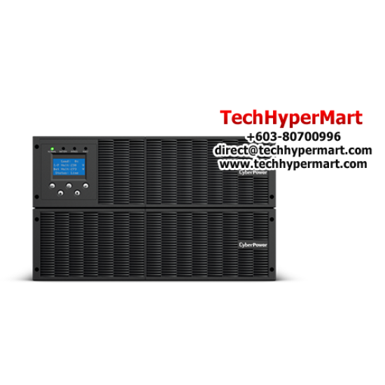 CyberPower OLS6000ERT6U UPS (6000VA, 5400 Watts, 208 ± 1% VAC, Hardwire Terminal Block x 1)