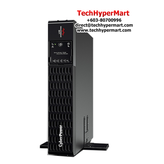CyberPower PR1500ERTXL2U UPS (1500VA, 1500 Watts, 302 VAC, IEC C13 x 10)