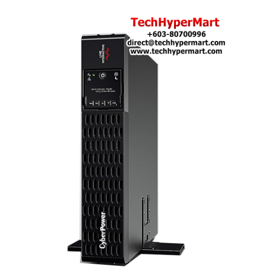 CyberPower PR3000ERTXL2U UPS (3000VA, 3000 Watts, 220 VAC, IEC C20)