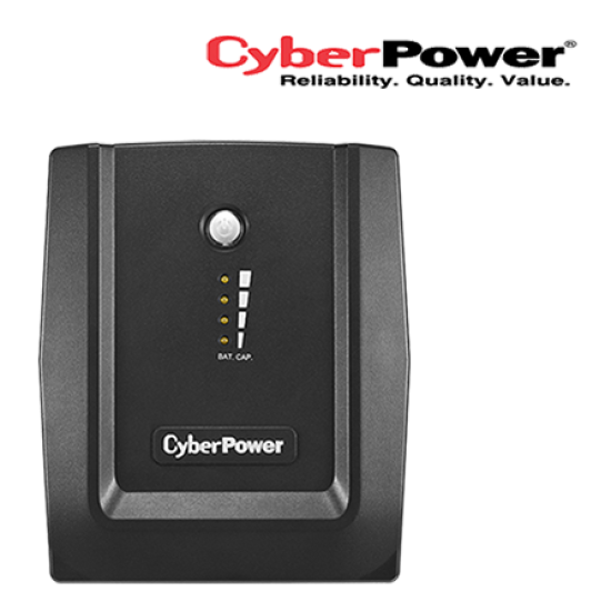 CyberPower UT1500EI (1500VA / 900W, Automatic Voltage Regulation (AVR), LED Status Indicator, EMI/RFI Filtration)
