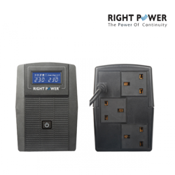 Right Power PowerTank F1000E UPS (1000VA Capacity, High Quality SLA Battery, Built-in EMI/RFI Noise Filter)