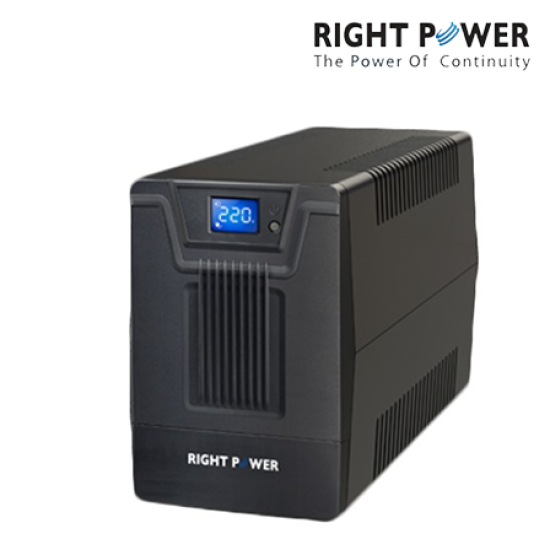 Right Power PowerTank P1500T UPS (1500VA Capacity, High Quality SLA Battery, Built-in EMI/RFI Noise Filter)