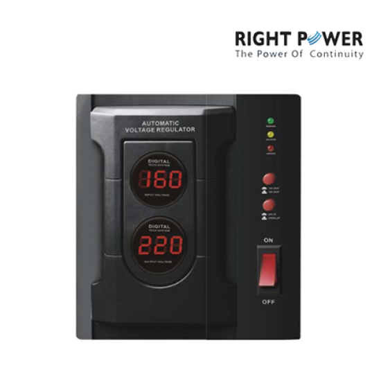 Right Power TDR 2000 AVR (2000 VA Capacity, Heavy Duty High Performance AVR)