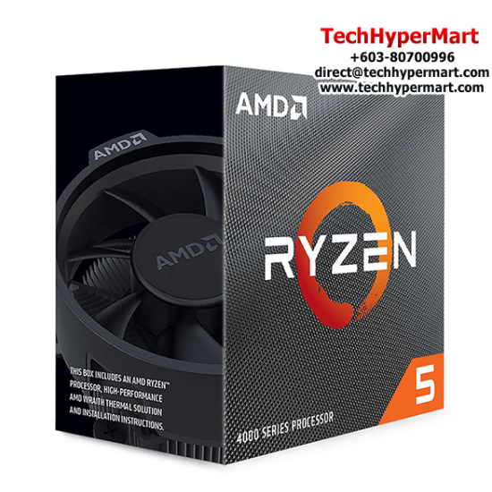 AMD Ryzen 5 4600G CPU Processor (8MB Cache, 3.7GHz, Socket AM4, 12 Cores)