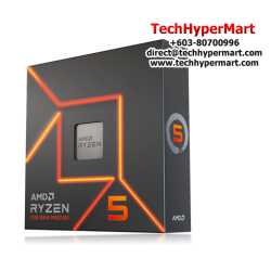 AMD Ryzen 5 7600X CPU Processor (32MB Cache, 4.7GHz, Socket AM5, 6 Cores)