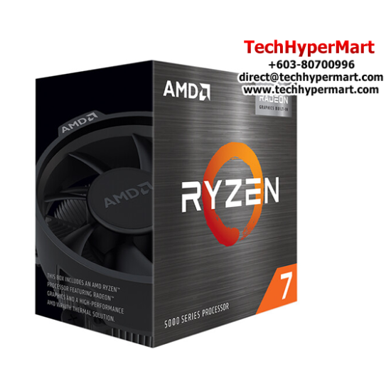 AMD Ryzen 7 5700G CPU Processor (4MB Cache, 3.8GHz, Socket AM4, 8 Cores)