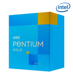Intel Pentium G6405 Processor (4 MB Cache, up to 4.1 GHz, 14 nm, Sockets Supported LGA1200)