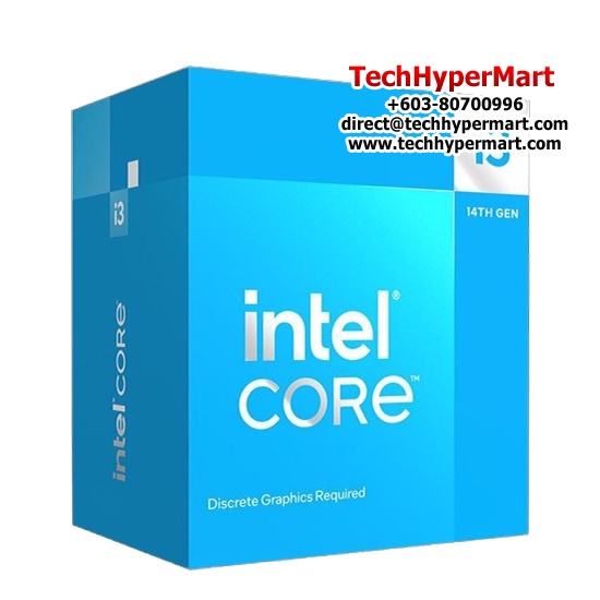 Intel Core i3 14100 Processor (12 MB Cache, 4.7 GHz, Lithography 7 nm, Sockets Supported FCLGA1700)