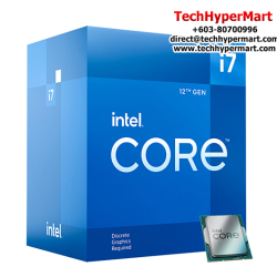 Intel Core i7-12700F Processor (12 MB Cache, 4.9 GHz, Lithography 7 nm, Sockets Supported LGA1700)