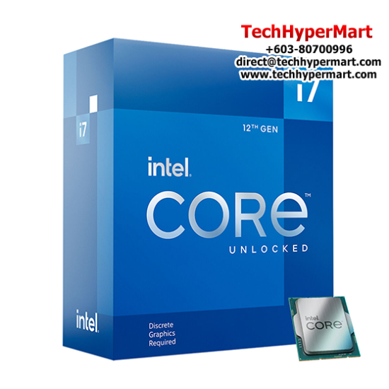 Intel Core i7-12700KF Processor (12 MB Cache, 5 GHz, Lithography 7 nm, Sockets Supported LGA1700)