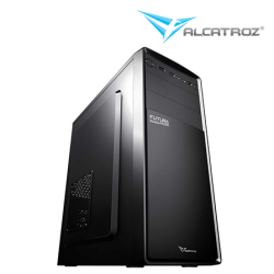 Alcatroz FUTURA BLACK N1000 PRO Casing (ATX, 230watts, 2x 2.5" SSD, 12cm Fan)