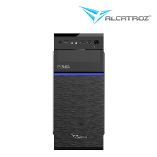 Alcatroz FUTURA BLACK N3000 PRO Casing (ATX, 230watts, 2x 2.5" SSD, 12cm Fan)