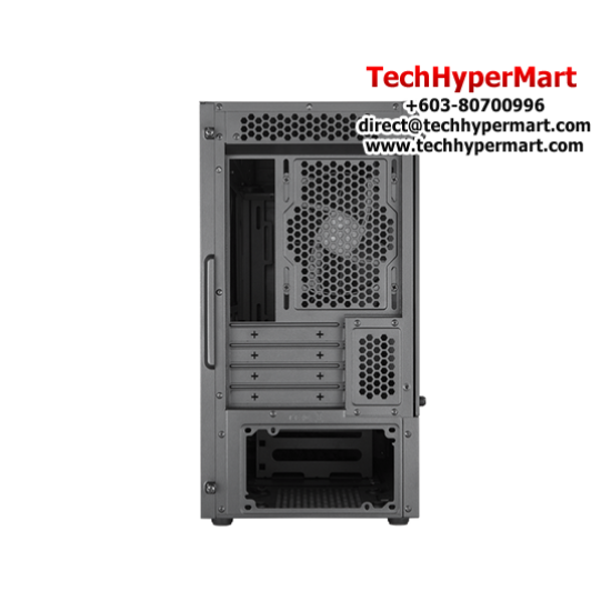 Cooler Master MasterBox MB400L TG Chassis (Micro ATX, Mini ITX, 4 Expansion Slots, USB 2.5 x2, 120mm fan)