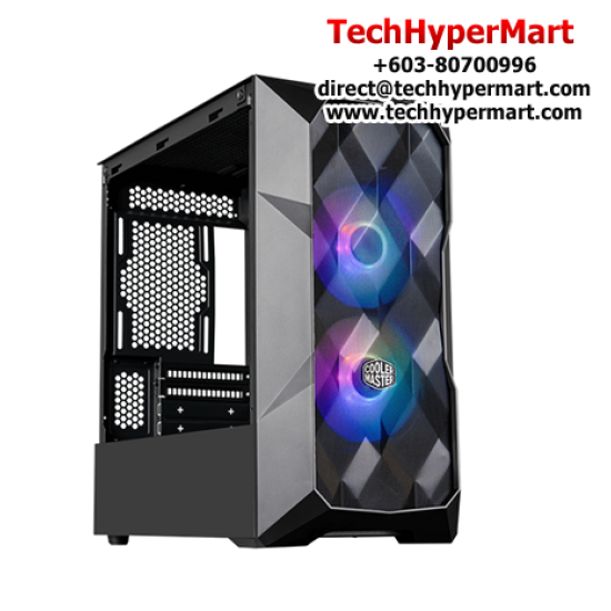 Cooler Master MasterBox TD300 Mesh Chassis (Mini-ITX, 4 Expansion Slots, USB 2.5 x2, 120mm fan)