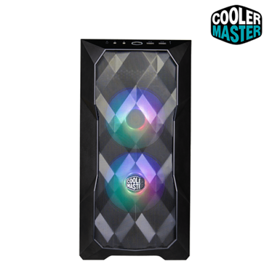 Cooler Master MasterBox TD300 Mesh Chassis (Mini-ITX, 4 Expansion Slots, USB 2.5 x2, 120mm fan)