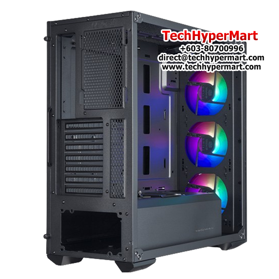 Cooler Master MasterBox MB511 ARGB Chassis (Mini ITX, Micro ATX, ATX, SSI CEB, E-ATX, 7 Expansion Slots, USB 3.2 x2, 120mm fan)